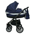 Универсальная коляска Androx Stella  2 в 1 – Navy - Silver